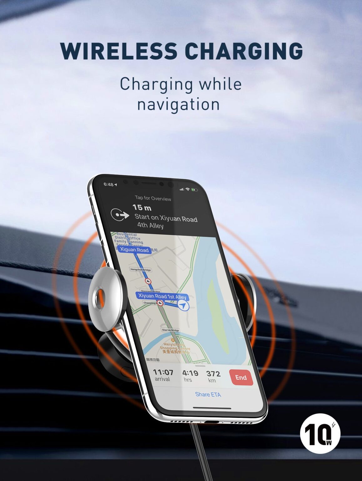 LDNIO 15W MA02 Adjustable Car Wireless Car Holder for Mobile Phone Wireless Charging Type-c Car Wireless Charger stand LDNIO 15W MA02 Adjustable Car Wireless Car Holder for Mobile Phone Wireless Charging Type-c Car Wireless Charger stand